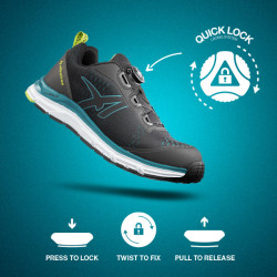 Chaussures de sécurité Albatros - AER55 IMPULSE BLACK QL LOW